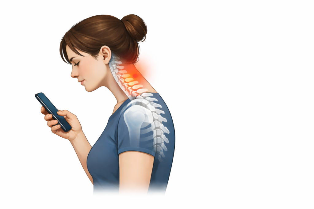 거북목(일자목)